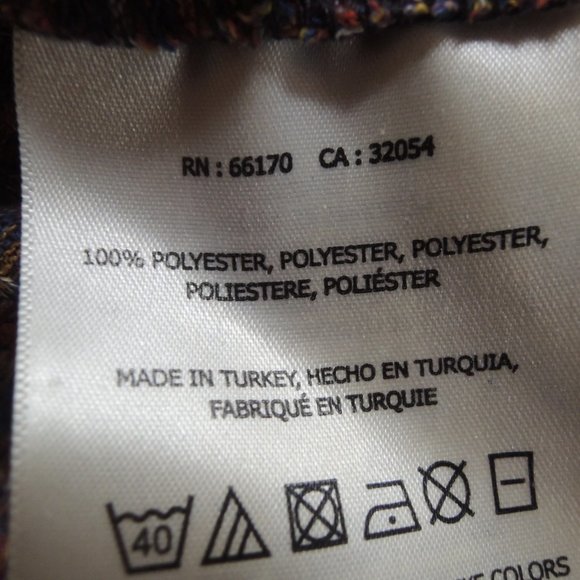 Anthro Akemi + Kim Zaka Bell Sleeve Top Purple Multicolor M - Picture 9 of 9